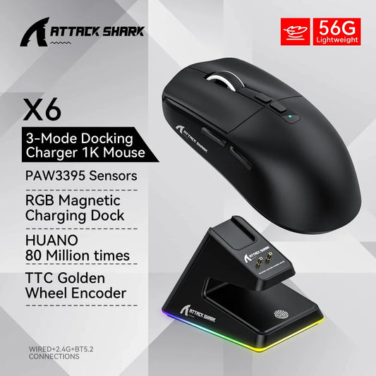 Wireless Ergonomic Gaming Mouse