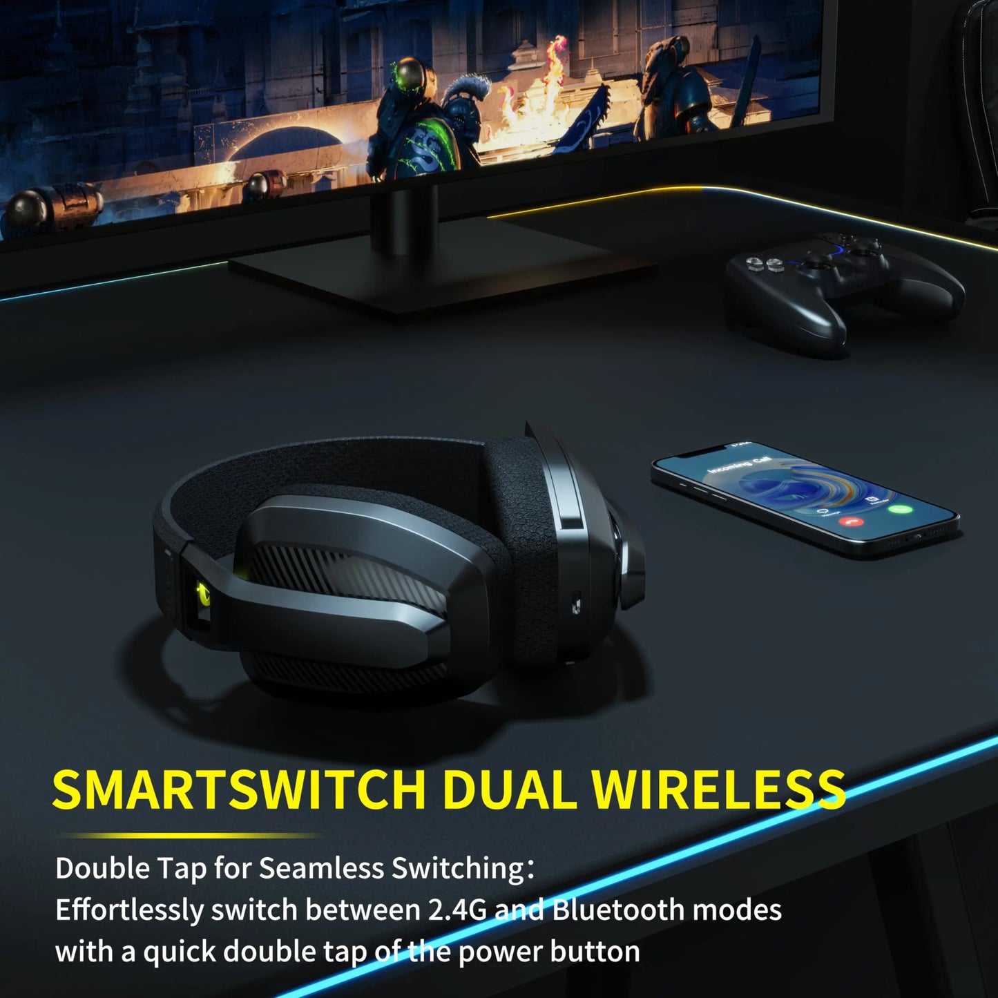 Wireless Gaming Headset 2.4GHz
