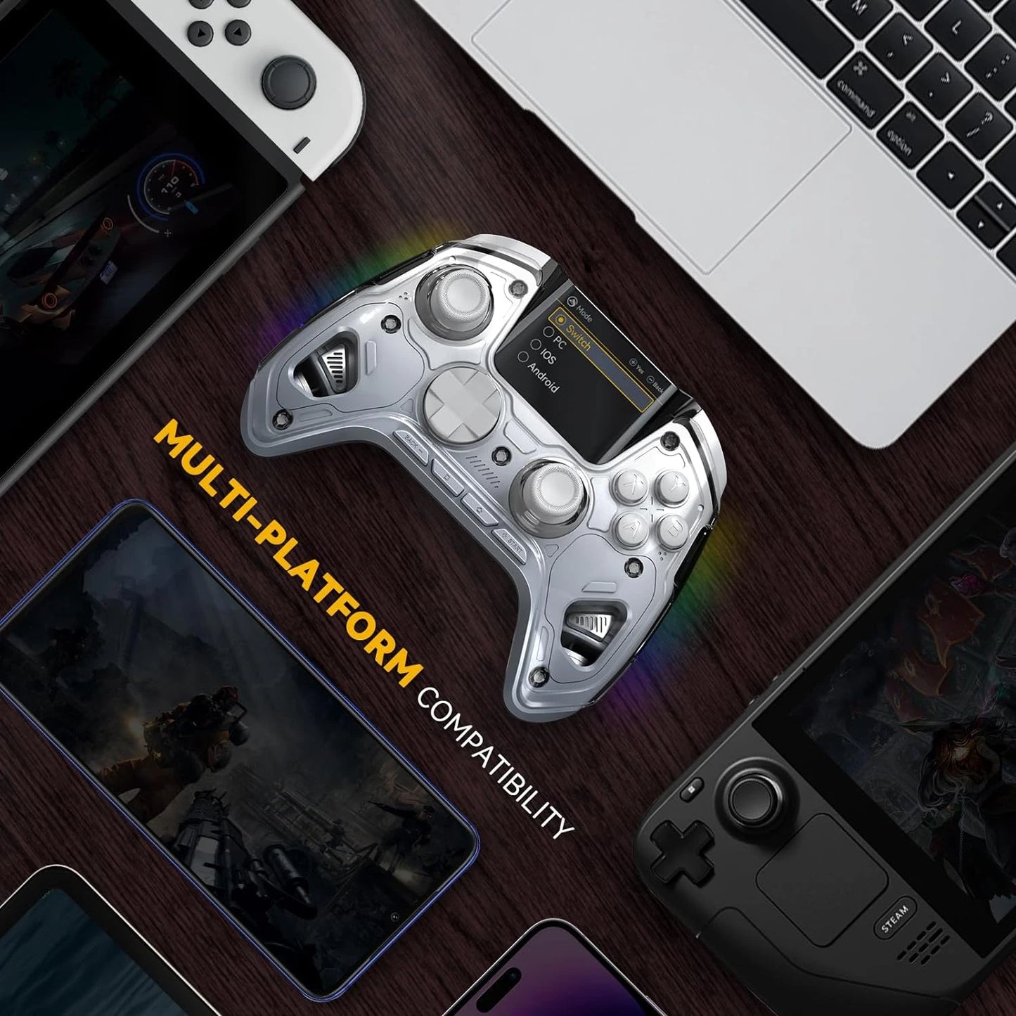 Wireless Gaming Controller With Hall Effect Stick