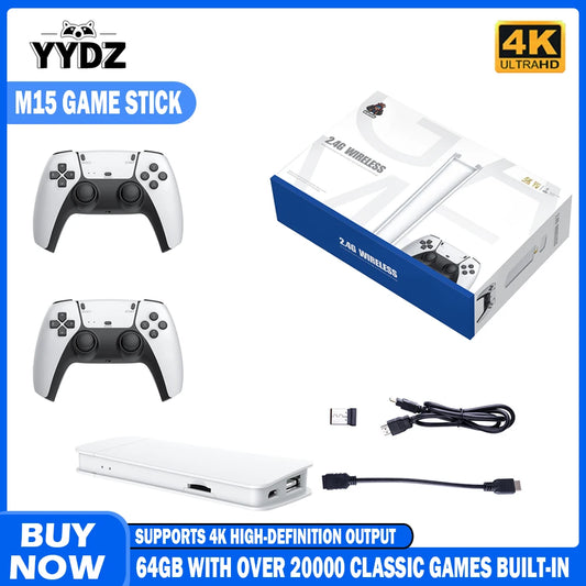 Game console stick 64GB 20000+game 4K high-definition